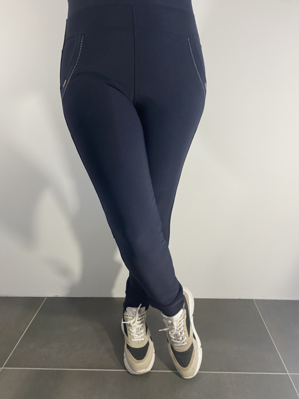 Tregging yu me marine Broeken Treggings SASMODE.NL