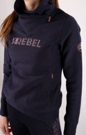 Rebel Sweatshirt side neck zipper