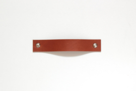 Leather handle standard, cognac