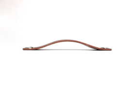 Leather handle standard, dark brown