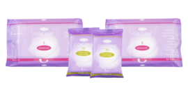 Actie!!!    `FRIS FESTIVALPAKKET´  30! handwipes en 10! washandjes!