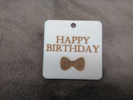 Label Happy Birthday, strik