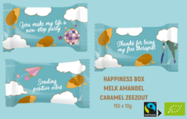 Happiness box, melk amandel zeezout