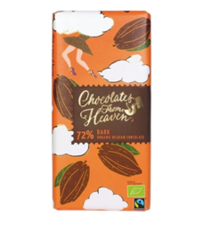 Pure chocolade 72%, vegan