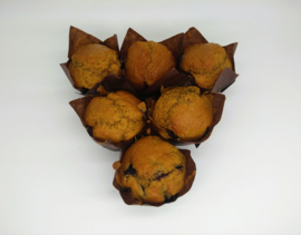 Citroen bosbes muffins, vegan