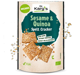 Mini crackers Sesam quinoa, vegan