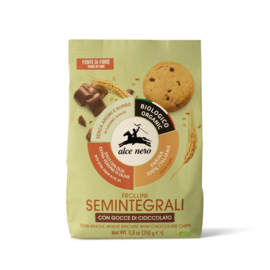 Halfvolkoren zandkoekjes met chocolade stukjes