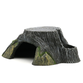Platau met leghol, grot 7,5cm / aquariumdecoratie As-181