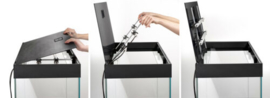 Aquael OptiSet 130 Aquarium Grijs - 60cm