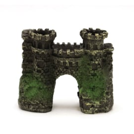 Kasteel torens, ruïne 9cm / Aquariumdecoratie As-268