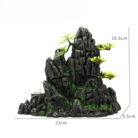 Rotsformatie 18,5cm / Aquariumdecoratie As-128