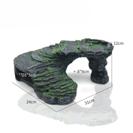 Bergplateau 12cm / Aquariumdecoratie As-303