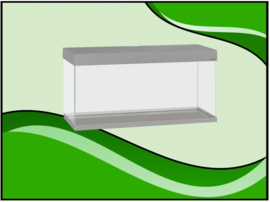 Aquael OptiSet 125 Aquarium Grijs - 80cm