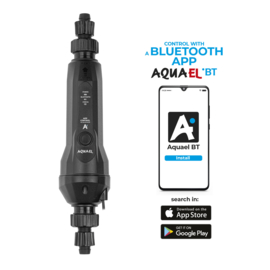 Aquael Flow Heater 50-500W BT externe aquarium verwarming met bluetooth