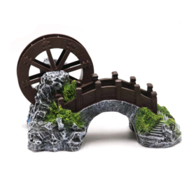 Brug met watermolen luchtaansluiting 18 cm / As-284