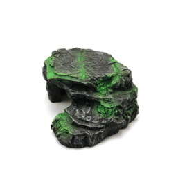 Platau met leghol, grot 8cm / Aquariumdecoratie As-183