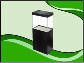 Aquael OptiSet 130 Aquarium Zwart - 60cm met meubel