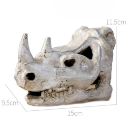 Prehistorische schedel / Aquarium decoratie 15cm As-219