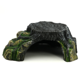 Platau met leghol, grot 10cm / Aquariumdecoratie As-182