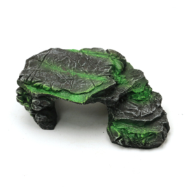 Platau met leghol, grot 8cm / Aquariumdecoratie As-183