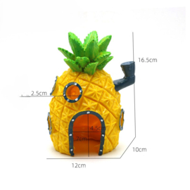 Ananashuis SpongeBob / Aquariumdecoratie  As-160
