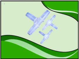 T-stuk tbv 9mm slang  (inwendig)