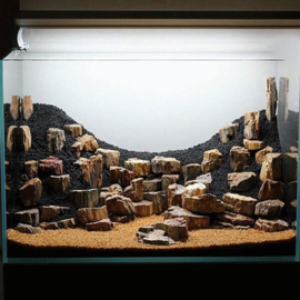Petrified stone 10-20cm - aquarium decoratie stenen