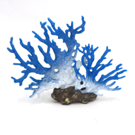 Kunstkoraal blauw 15cm /aquariumdecoratie As-141