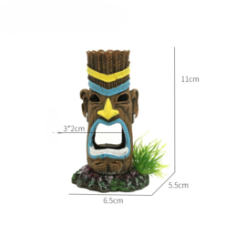 Totempaal 11 cm / Aquariumdecoratie As-306