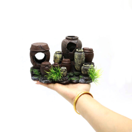 Ton en kruiken / Aquariumdecoratie As-296