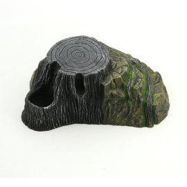 Platau met leghol, grot 7,5cm / aquariumdecoratie As-181