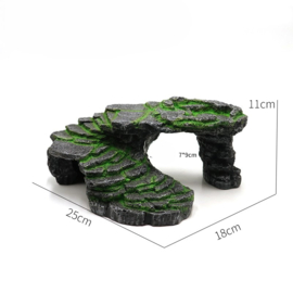 Bergplateau 11cm  / Aquariumdecoratie As-302
