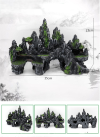 Rotsformatie 23 cm / Aquariumdecoratie As-116