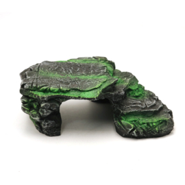 Platau met leghol, grot 8cm / Aquariumdecoratie As-183