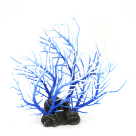 Aquariumdecoratie / Koraal blauw,wit As-139