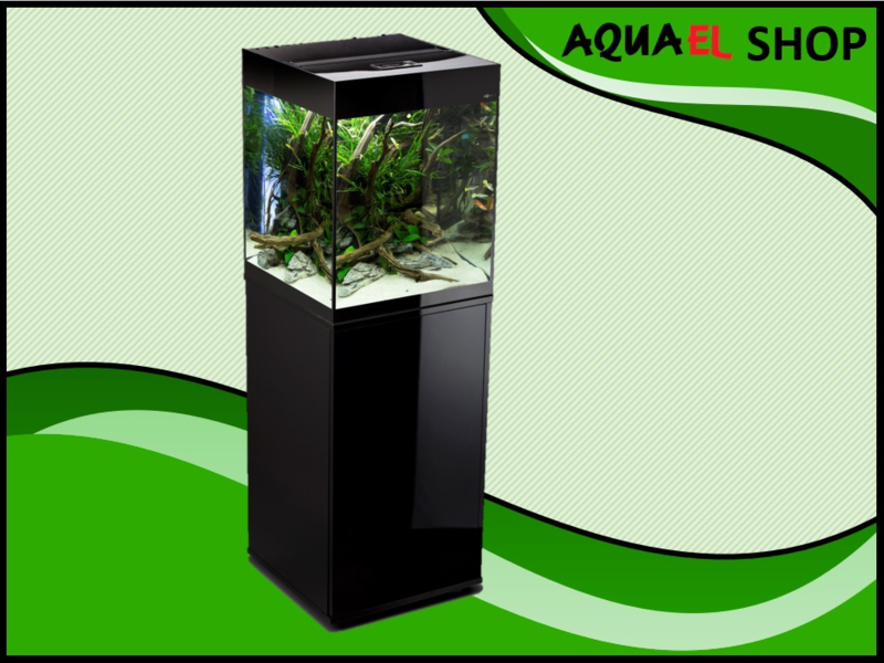 Elk jaar herwinnen Ophef Aquarium kopen ? Aquael Glossy cube 50 zwart aquarium