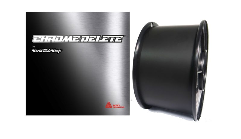 Chrome Delete® folie Black Matt 5cm x 10meter | Avery Dennison® SWF™