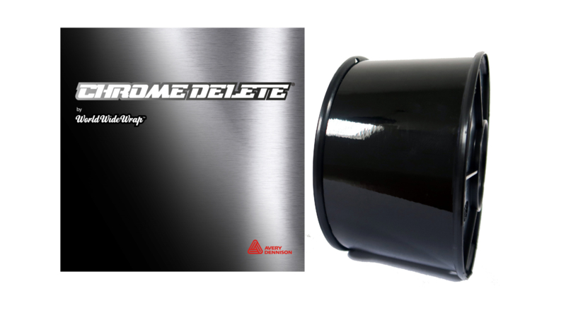 Chrome Delete® wrapfilm Black Gloss 20m x 5cm | Avery Dennison® SWF™