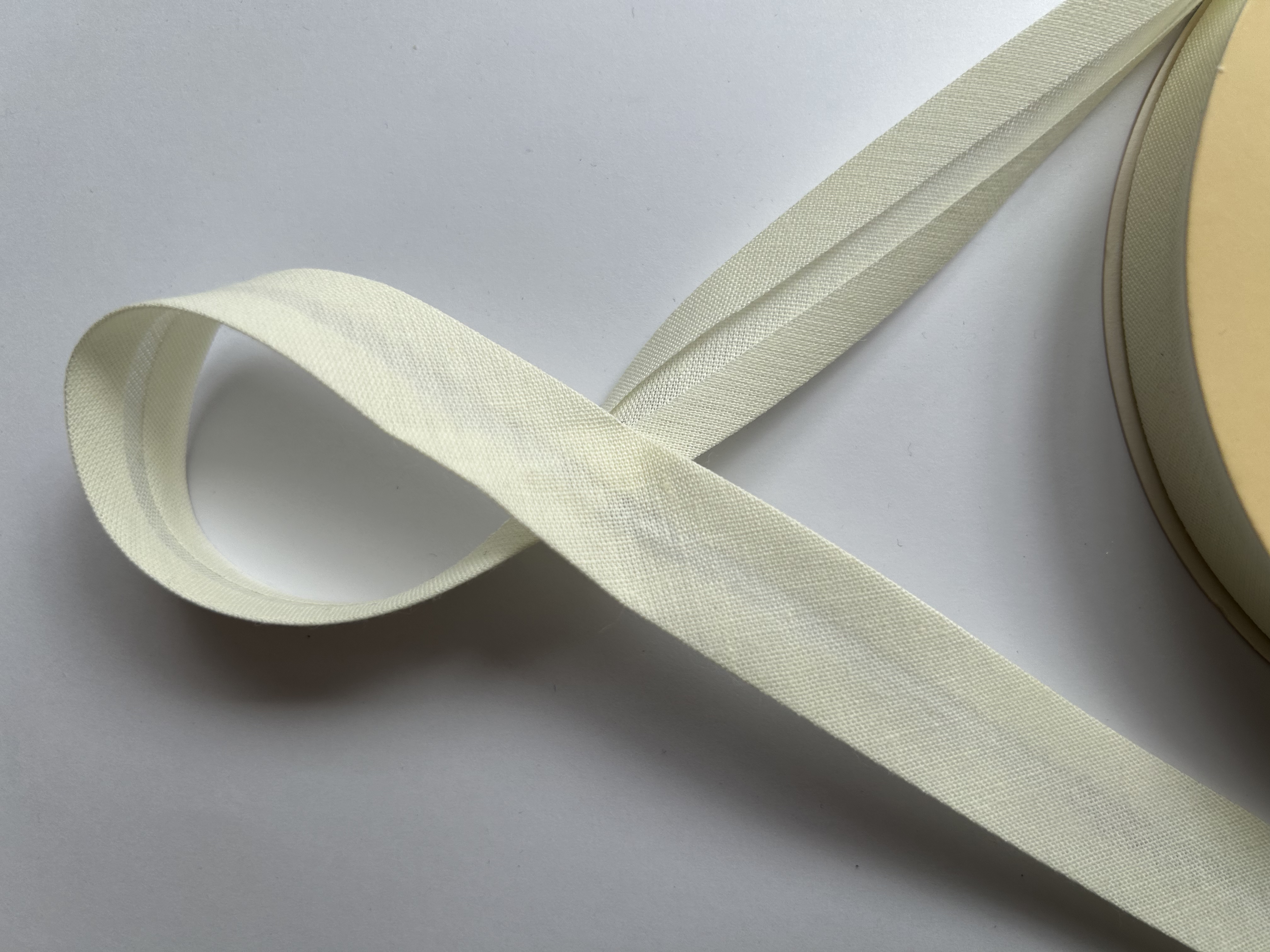 18mm Biasband- Creme