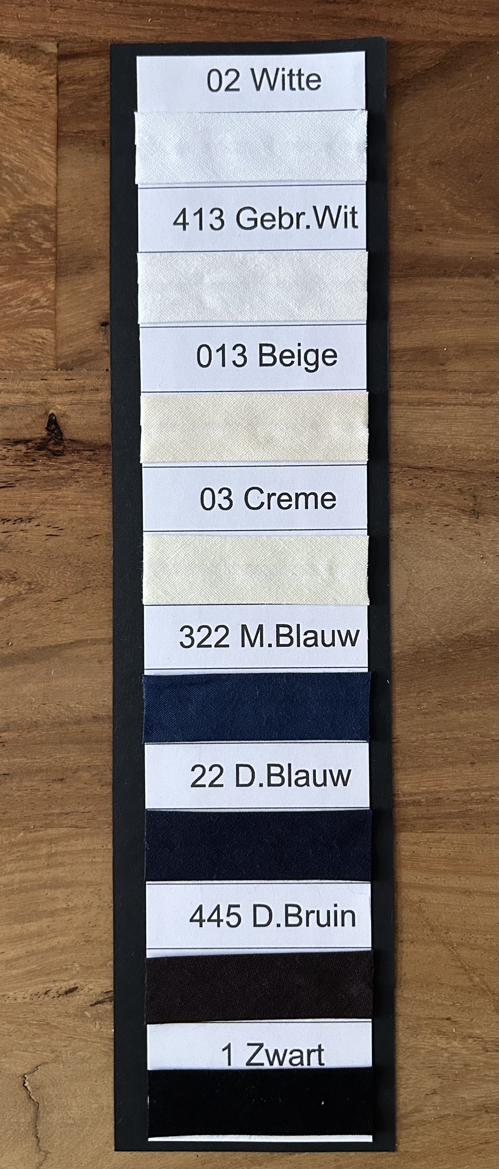 18mm Biasband- Gebroken Wit