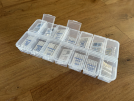 Box with 14 compartments