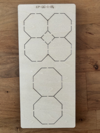 Octagon 1inch en 1-1/4inch