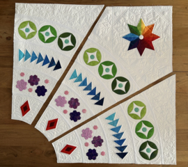 Around The Star : Quilt as you go