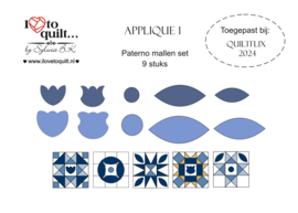 Applique 1  plastic templates