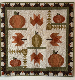 Pumpkin Harvest- Foundation paper piecing pattern