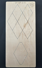 6 pointed star 2 inch- set