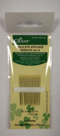 Clover Application needles Gold Eye no.9