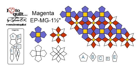 Magenta 1-1/2 inch