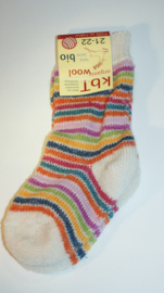 Hirsch Natur babysokjes 100% organic wool maat 21-22