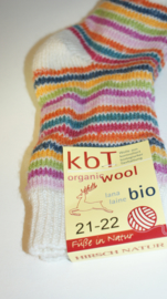 Hirsch Natur babysokjes 100% organic wool maat 21-22